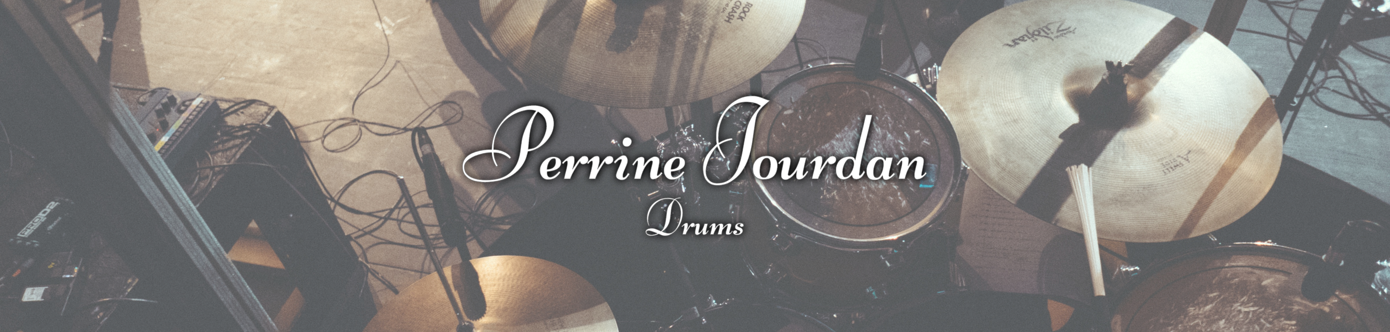 Bannière Perrine Jourdan Drums